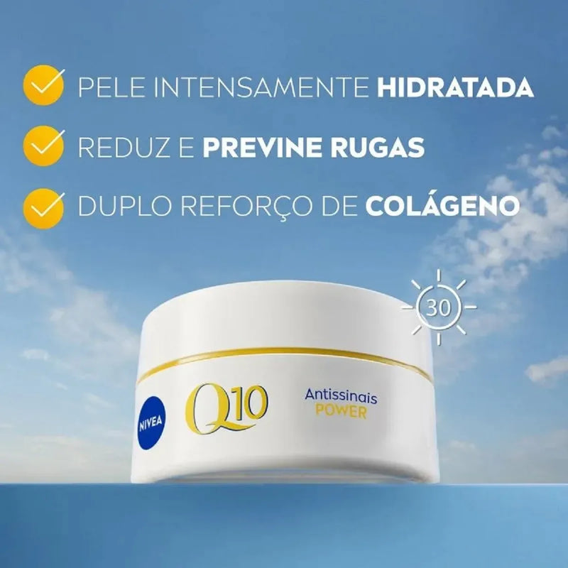 CREME NIVEA 49G Q10 PLUS DIURNO FPS30 PELE NORMAL A SECA