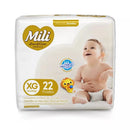 FRALDA MILI LOVECARE JUMBO TAM(XG) 22 UN