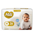 FRALDA MILI LOVECARE JUMBO TAM(M) 26 UN