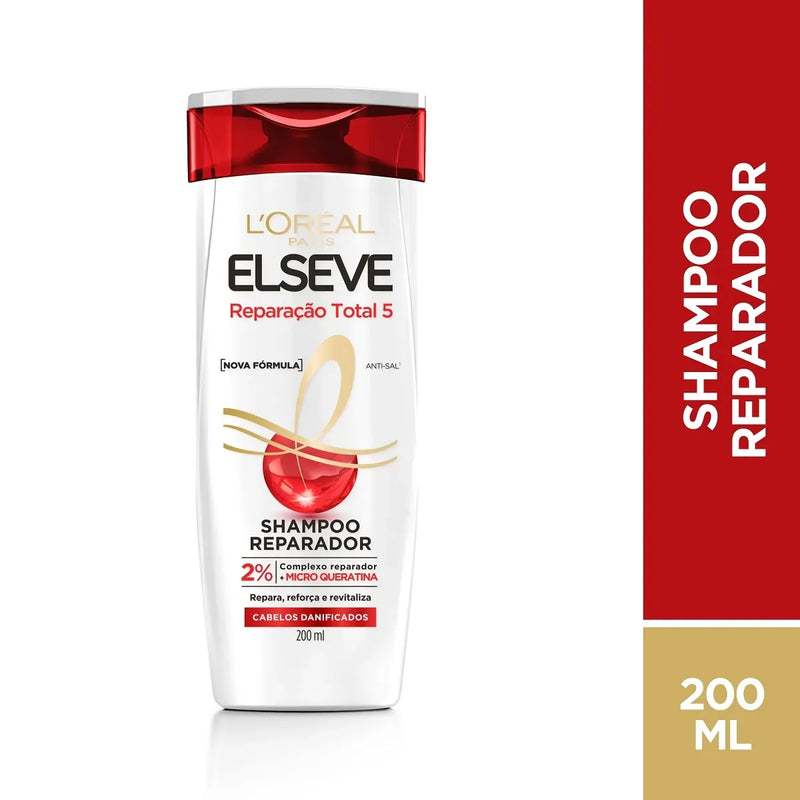 SHAMPOO ELSEVE 200ML REPARAÇÃO TOTAL 5