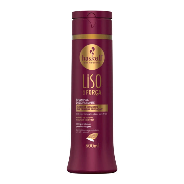 SHAMPOO HASKELL 300ML LISO COM FORÇA