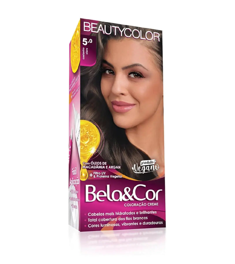 TINTURA BELA E COR 5.0 CASTANHO CLARO