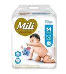 FRALDA MILI LOVECARE MEGA TAM(M) 52 UN