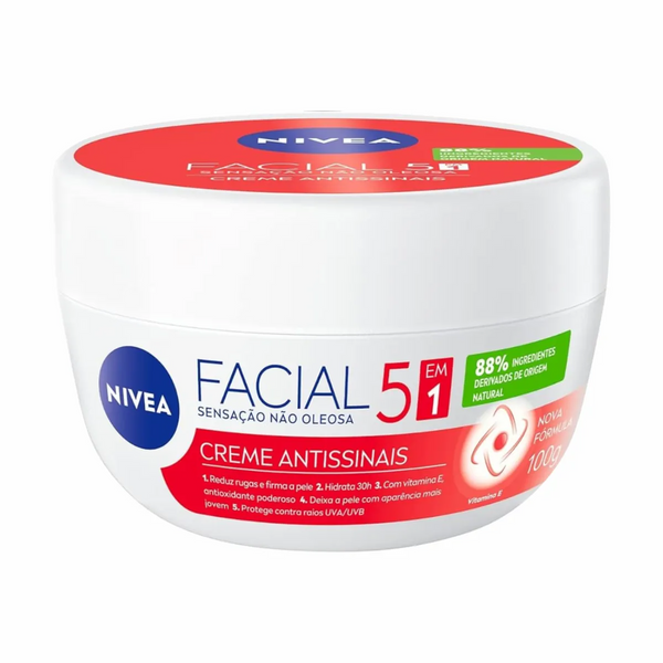 CREME NIVEA FACIAL 100G ANTISSINAIS