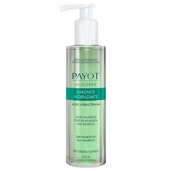 SABONETE LÍQUIDO PAYOT 210ML HIGIENIZANTE ACNEDERM